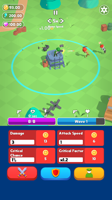 Tower Hero Idle: Army Rush 3D  Screenshot 1