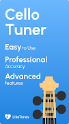 Cello Tuner - LikeTones  Screenshot 1