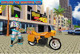 Clown Pizza Boy Bike Delivery  Screenshot 3