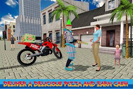 Clown Pizza Boy Bike Delivery  Screenshot 2