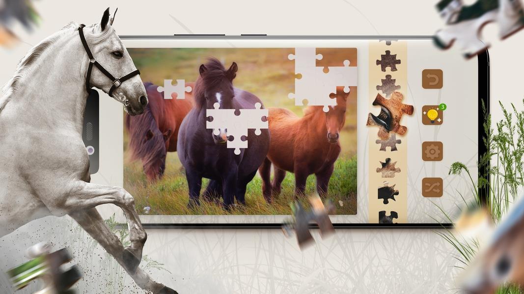 Jigsaw Puzzle Horses Edition  Screenshot 1