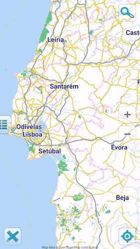 Map of Portugal offline  Screenshot 1