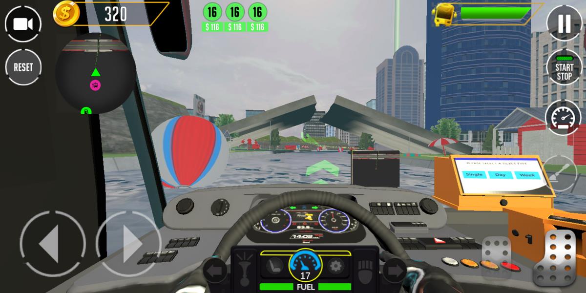 River Bus Driver Tourist Coach Bus Simulator  Screenshot 7