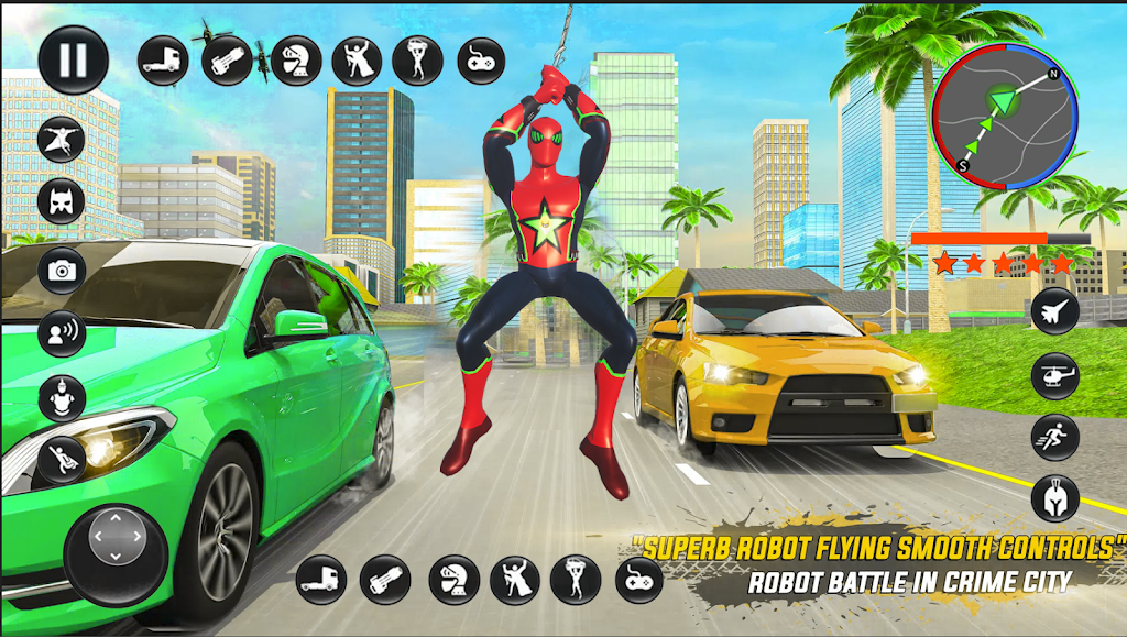 Spider SuperHero- Robot Games  Screenshot 4