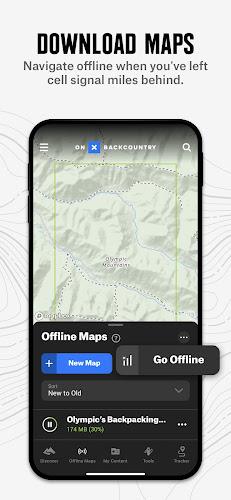 onX Backcountry Snow&Trail GPS  Screenshot 2