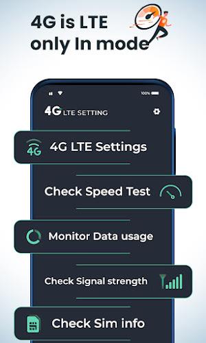 4G LTE Mode only  Screenshot 1