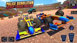 Police Formula Car Derby Games  Screenshot 4
