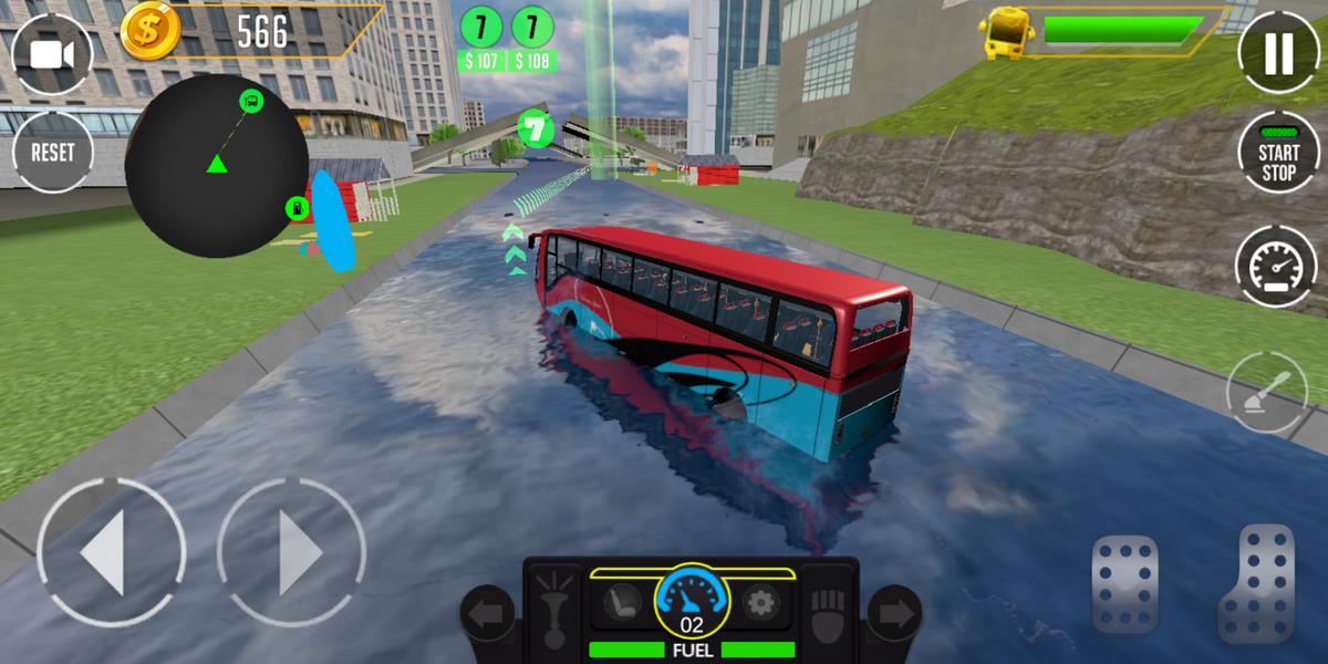 River Bus Driver Tourist Coach Bus Simulator  Screenshot 1