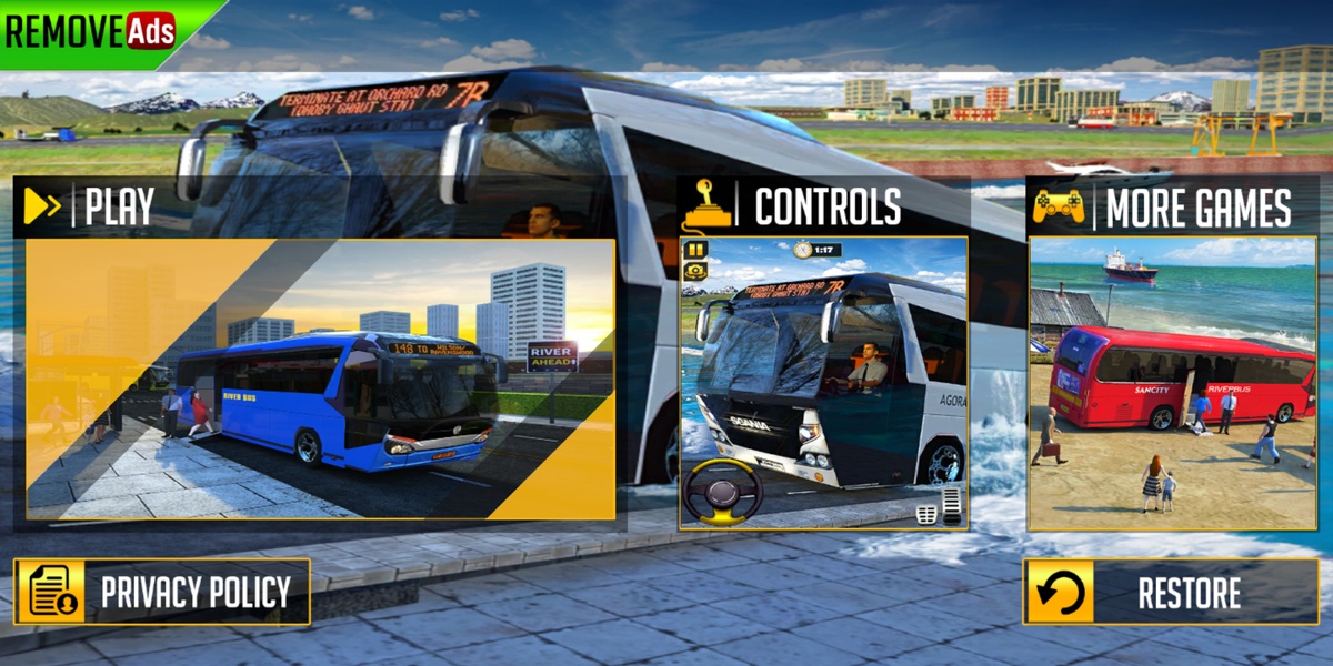 River Bus Driver Tourist Coach Bus Simulator  Screenshot 17