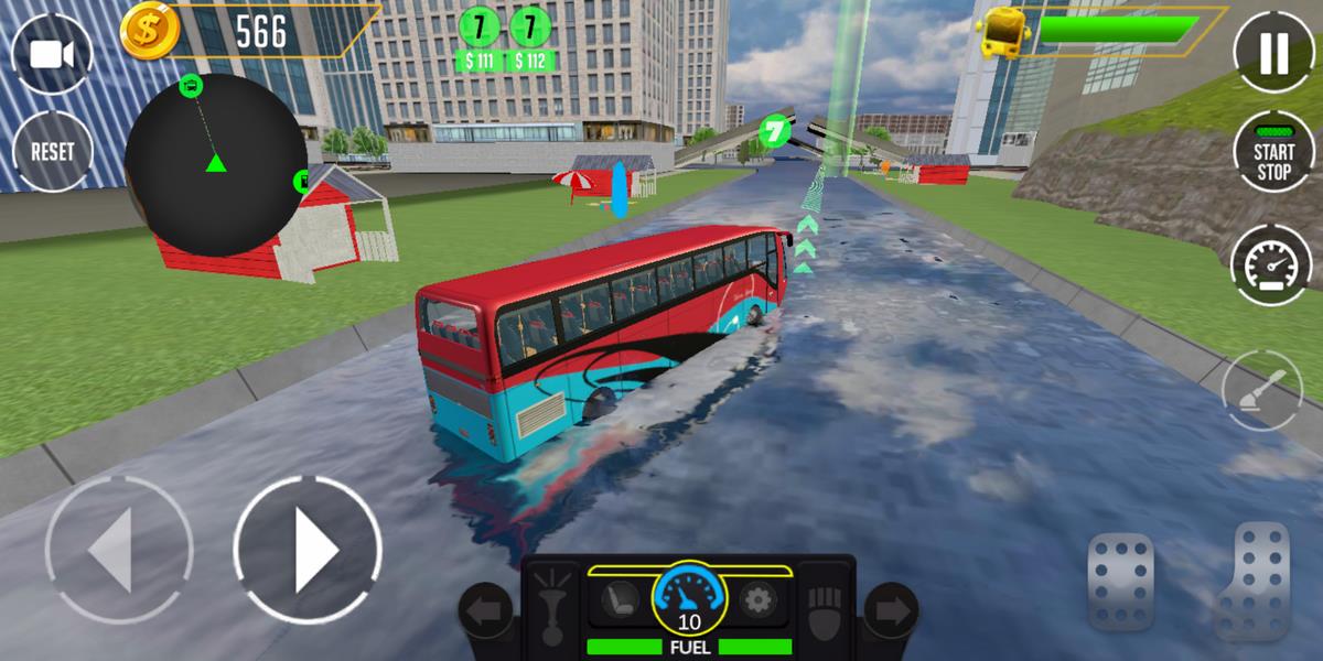 River Bus Driver Tourist Coach Bus Simulator  Screenshot 2