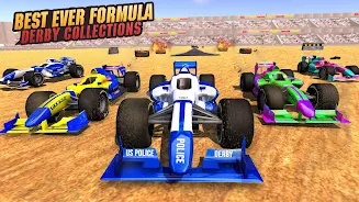 Police Formula Car Derby Games  Screenshot 3