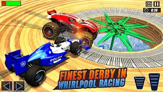 Police Formula Car Derby Games  Screenshot 2