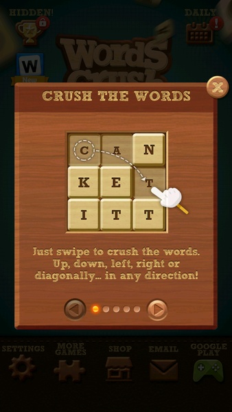 Words Crush!  Screenshot 1