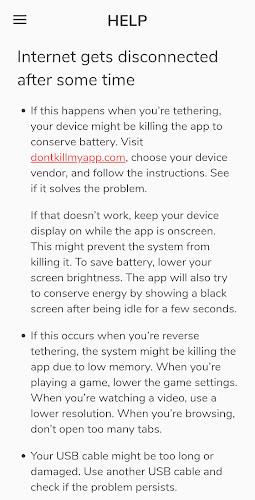 Tetrd: USB Universal Tethering  Screenshot 7