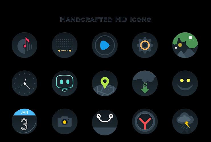 Dark Icon Pack  Screenshot 2