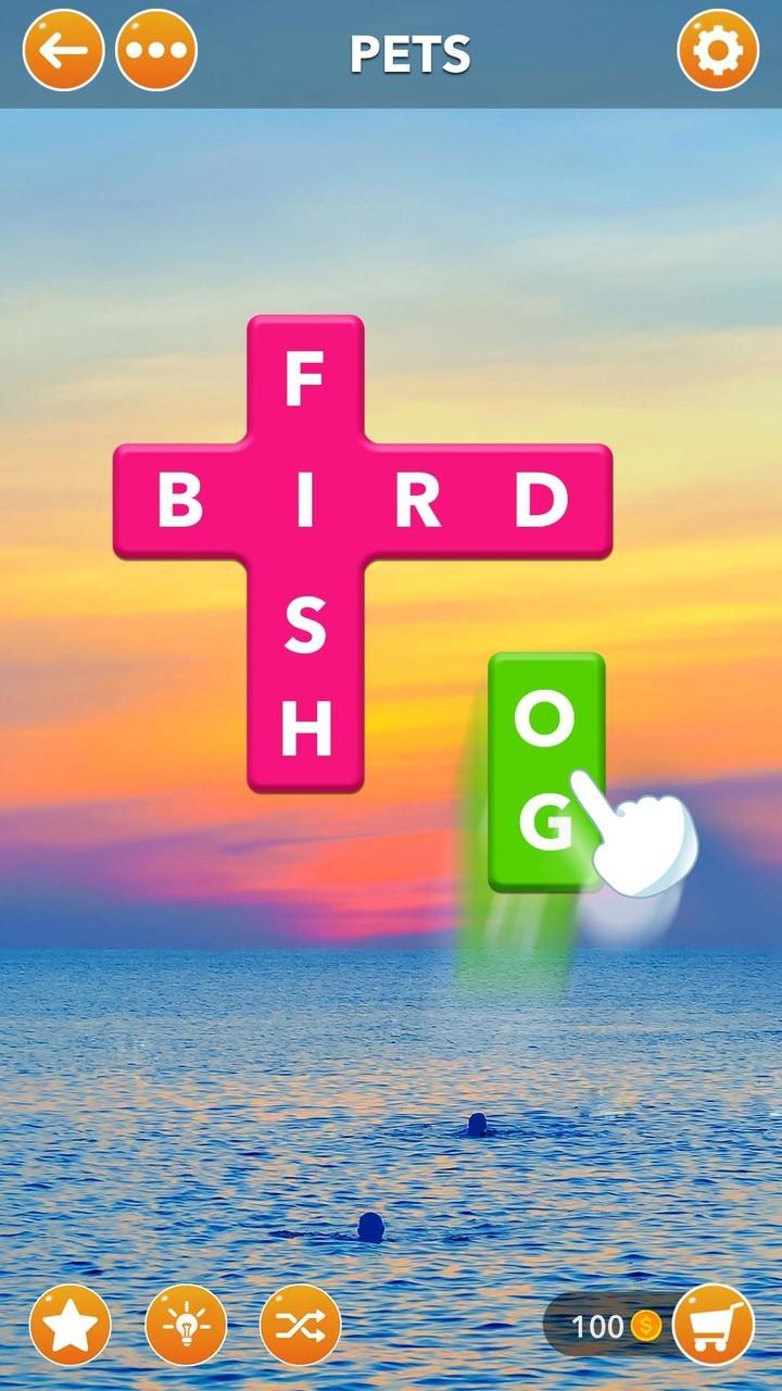 Word Cross Jigsaw - Word Games  Screenshot 1