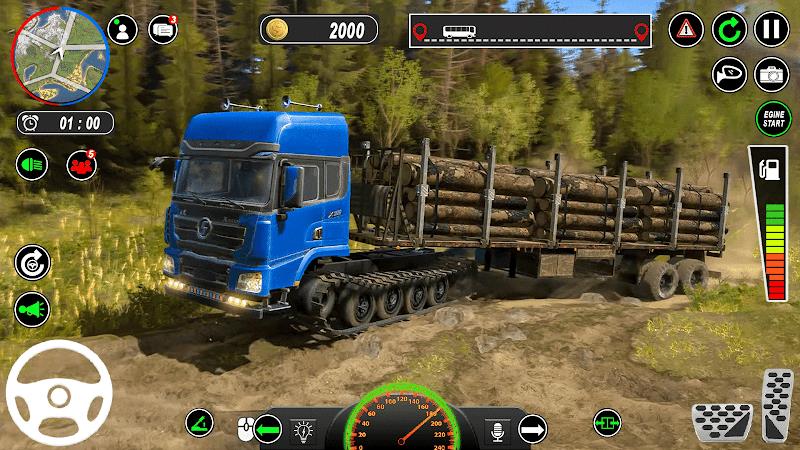 Cargo Delivery Truck Offroad  Screenshot 6