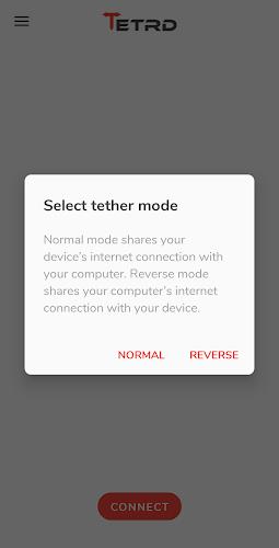 Tetrd: USB Universal Tethering  Screenshot 1