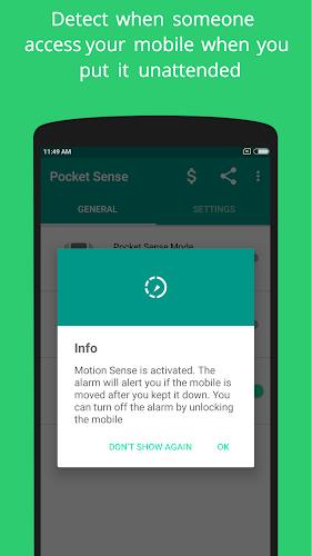 Pocket Sense - Theft Alarm App  Screenshot 6