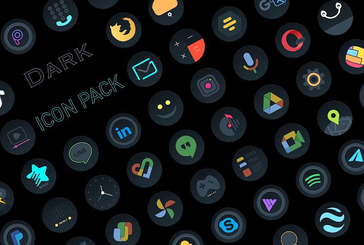 Dark Icon Pack  Screenshot 1