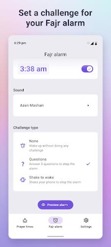 Fajr: Fajr Alarm, Prayer Times  Screenshot 4