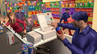 Supermarket Cashier-Mall Shop  Screenshot 1