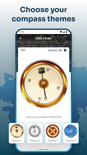 Qibla Compass with Salah Time  Screenshot 3