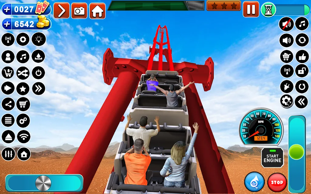 Roller Coaster Simulator  Screenshot 1