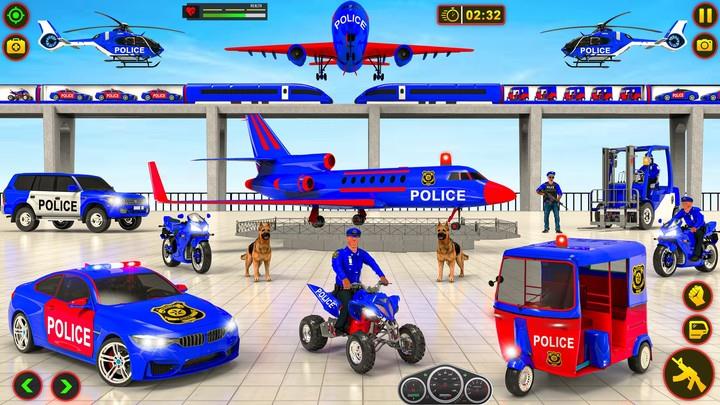 Police Tuk Tuk Transport Truck  Screenshot 1