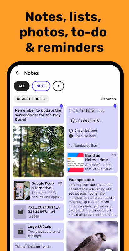 Bundled Notes - Lists, To-do  Screenshot 3