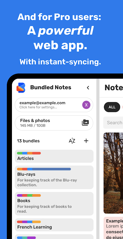 Bundled Notes - Lists, To-do  Screenshot 1