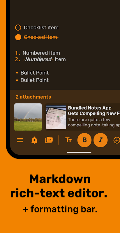 Bundled Notes - Lists, To-do  Screenshot 2