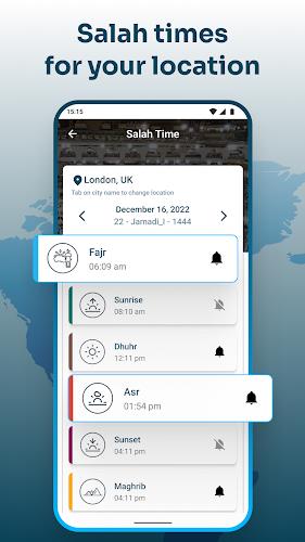 Qibla Compass with Salah Time  Screenshot 12