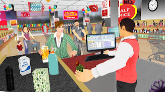 Supermarket Cashier-Mall Shop  Screenshot 2