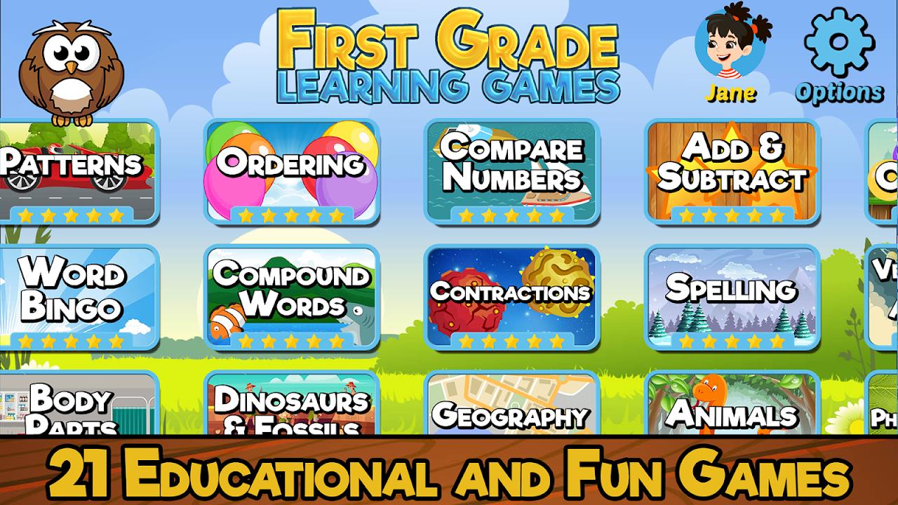 First Grade Learning Games  Screenshot 4