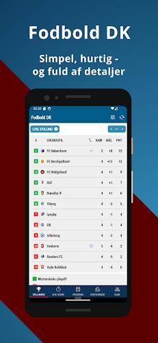 Fodbold DK  Screenshot 1