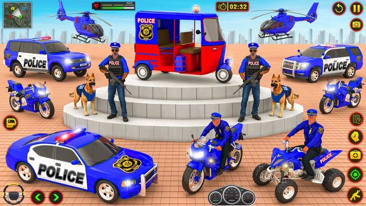 Police Tuk Tuk Transport Truck  Screenshot 2