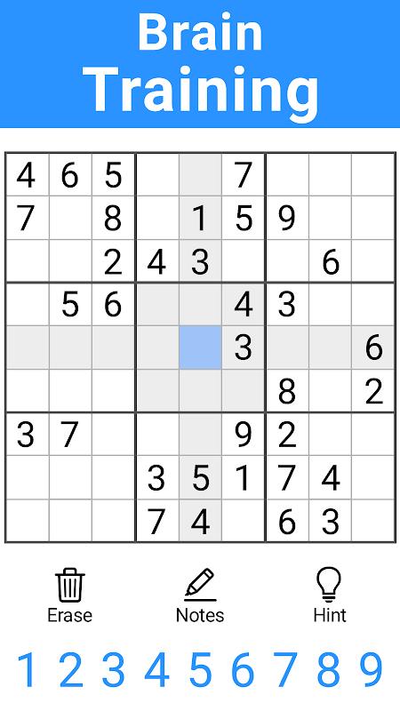 Sudoku - Puzzle & Brain Games  Screenshot 4