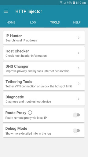 HTTP Injector (SSH/V2R/DNS)VPN  Screenshot 2