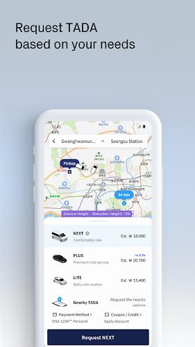 TADA - Quality ride for all  Screenshot 5