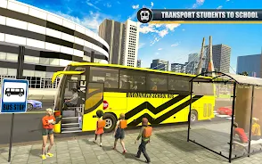 City School Bus Driving Games  Screenshot 3