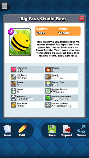 Card Creator for CR  Screenshot 1