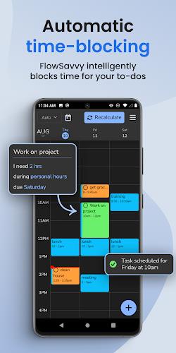 FlowSavvy: Schedule Planner  Screenshot 1