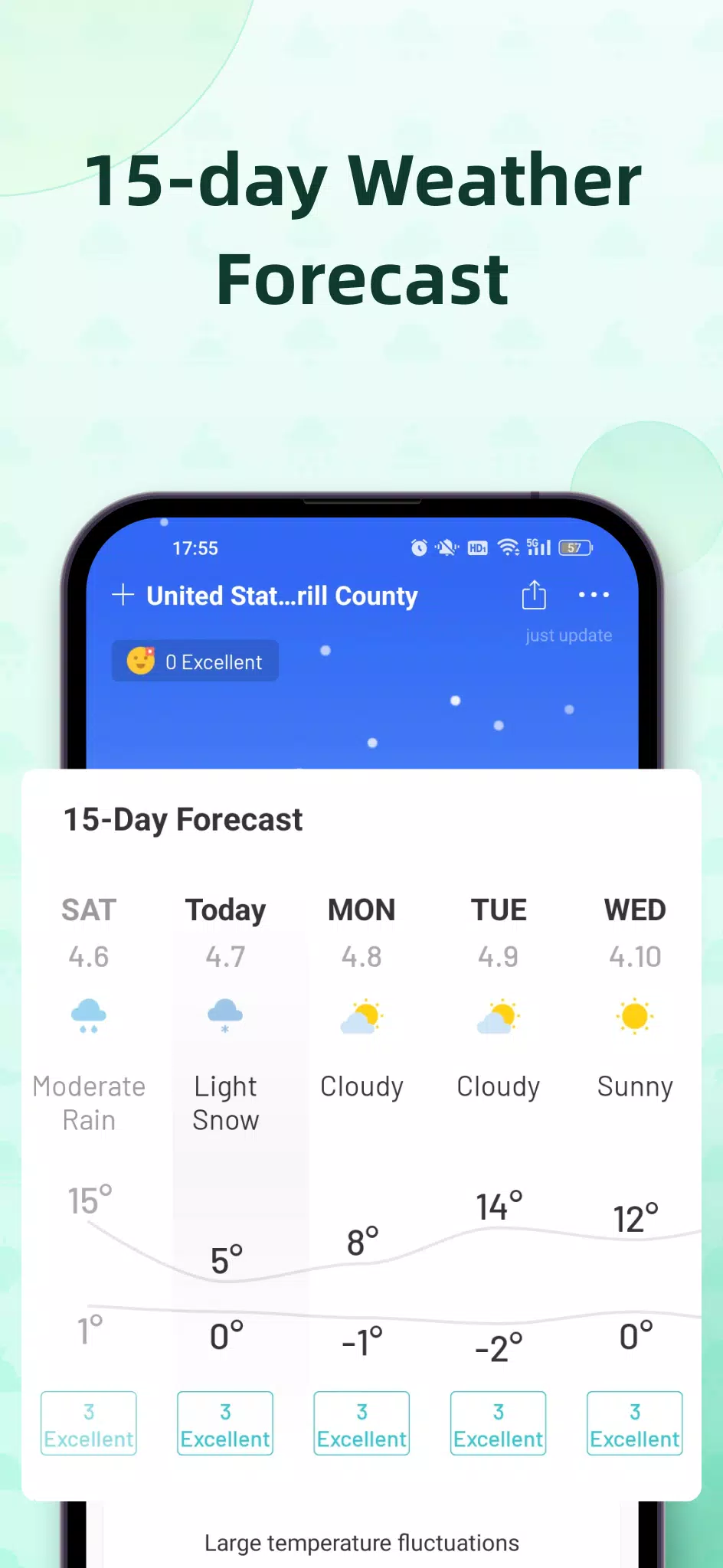 ColorfulClouds Weather  Screenshot 1