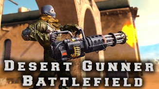 Desert Gunner Machine Gun Game  Screenshot 4