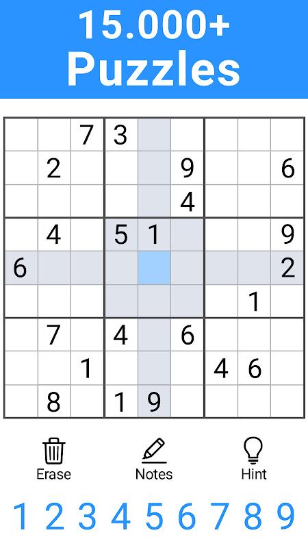 Sudoku - Puzzle & Brain Games  Screenshot 2