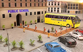 City School Bus Driving Games  Screenshot 4