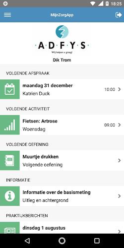 MijnZorgApp  Screenshot 1