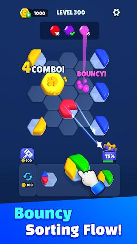 Jelly Sort Hexa: 3D Puzzle  Screenshot 4