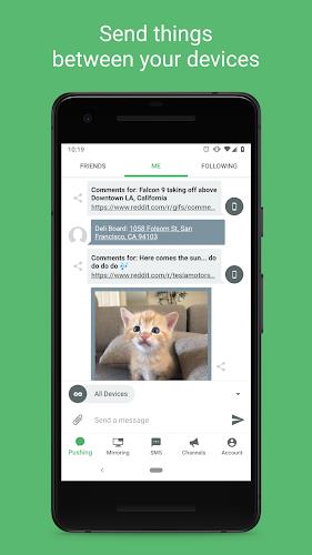 Pushbullet: SMS on PC and more  Screenshot 1